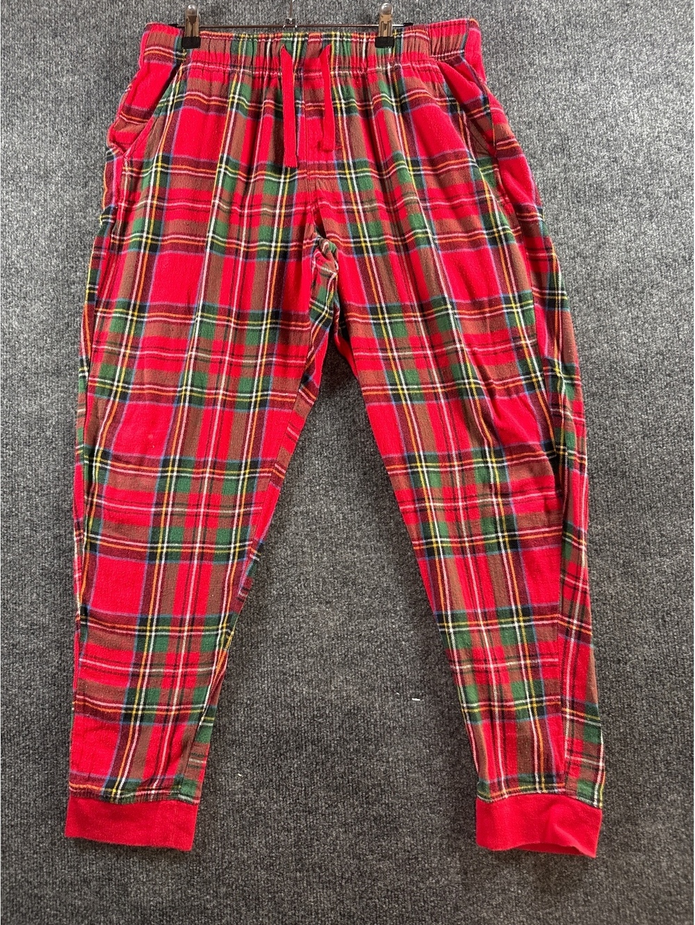 Old Navy Women’s Medium Red Green Tartan Plaid Flannel Pajama Pants
